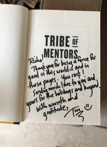 Richa Chadha, Tribe of Mentors