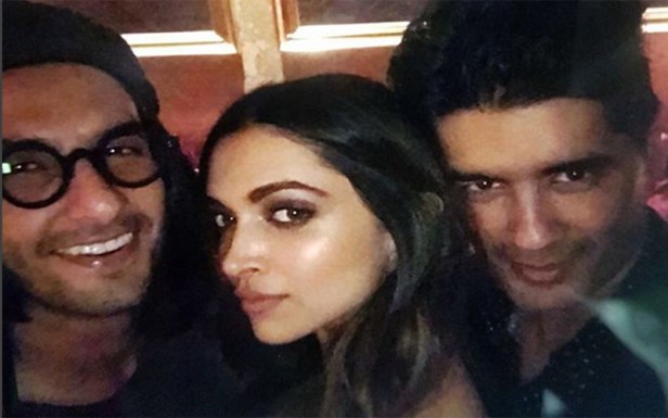Deepika Padukone, Ranveer Singh, Manish Malhotra