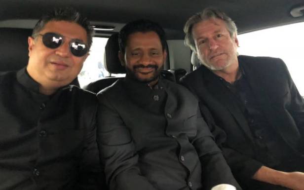 Tabrez Noorani, Resul Pookutty and David Womark at Love Sonia screening at Love Sonia premier at London Indian Film Festival