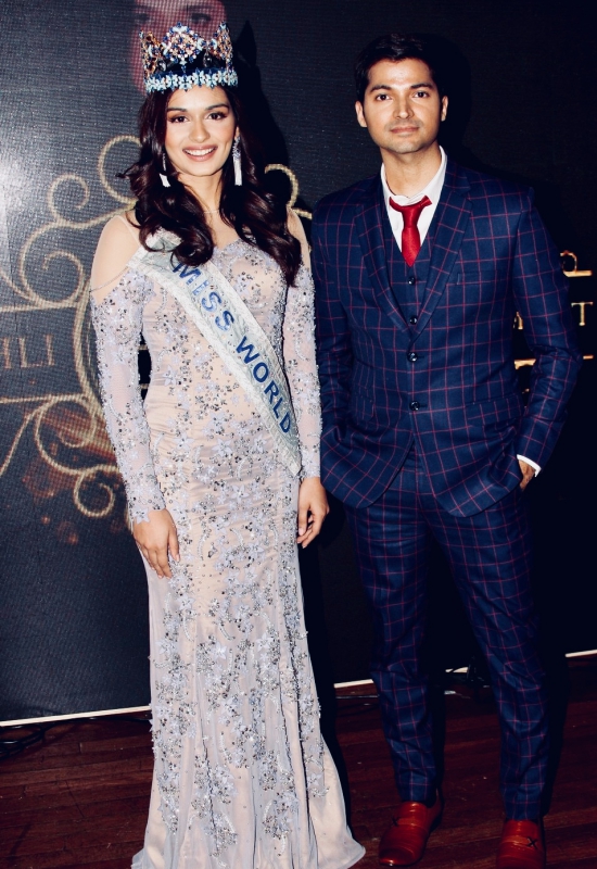 Actor Prashantt Guptha and Miss World Manushi Chhillar
