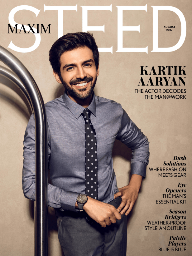 Kartik Aaryan Maxim Cover