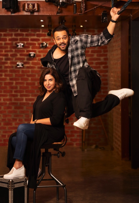Farah Khan and Rohit Shetty