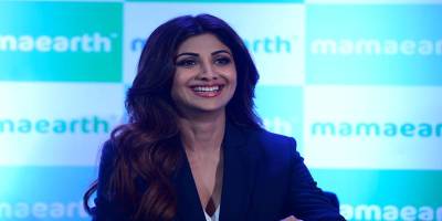 Shilpa Shetty Kundra Mamaearth event