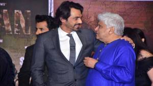 Arjun Rampal with Javed Akhtar at Paltan Musical Night