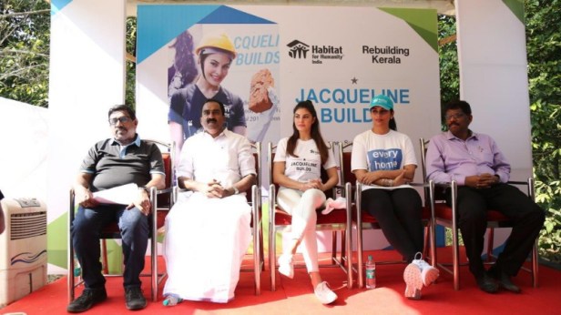 Jacqueline Fernandez builds homes for flood affected families of Kerala