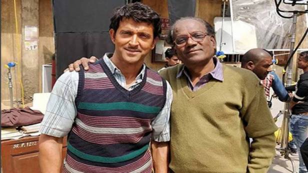 Hrithik Roshan on sets of Super 30