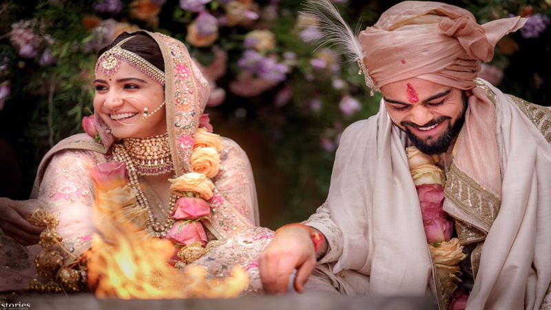 Virat Kohli and Anushka Shaema got married