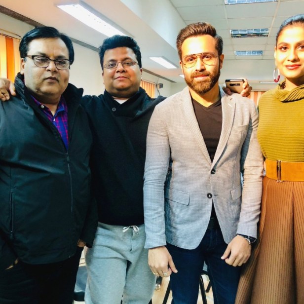 Gaurav Dwivedi, Tanuj Garg, Emraan Hashmi and Shreya Dhanwantary - team Cheat India