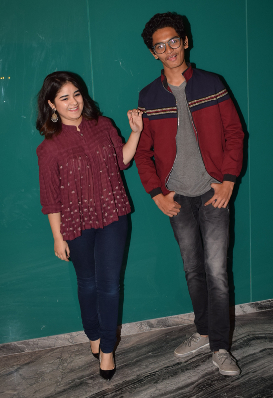 Tirth Sharma, Zaira Wasim