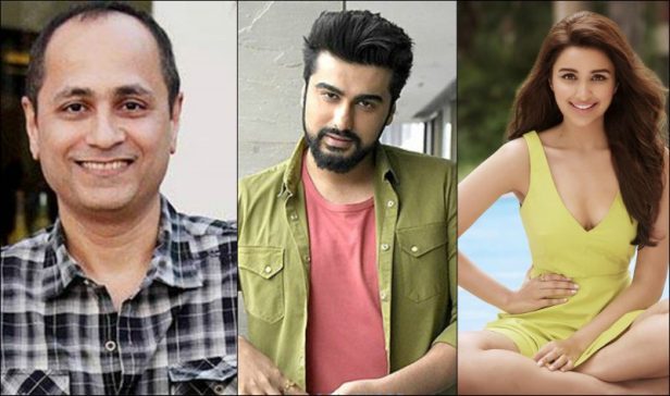 Namastey England team- Vipul Amrutlal Shah, Arjun Kapoor, Parineeti Chopra