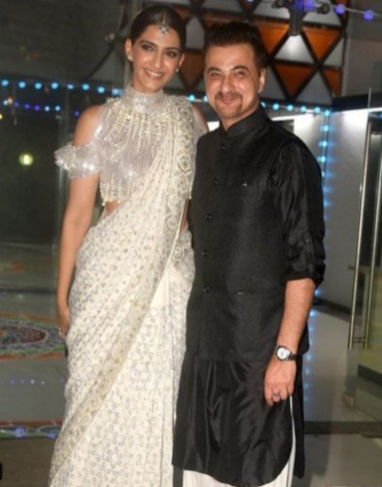Sanjay Kapoor with Sonam K Ahuja aka Sonam Kapoor