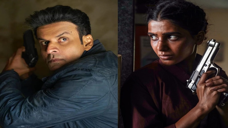 Best Actor in OTT - Manoj Bajpayee and Best Actress in OTT - Samantha Akkineni