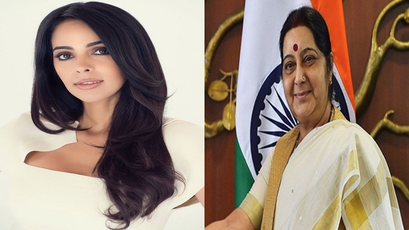 Mallika Sherawat, Sushma Swaraj