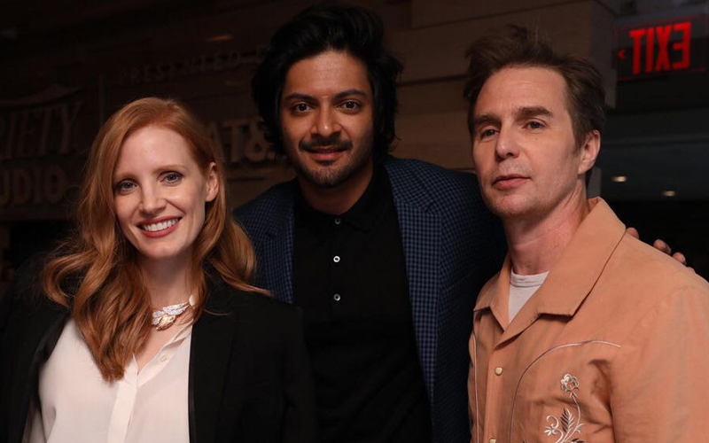 Ali Fazal, Jessica Chastain, Sam Rockwell