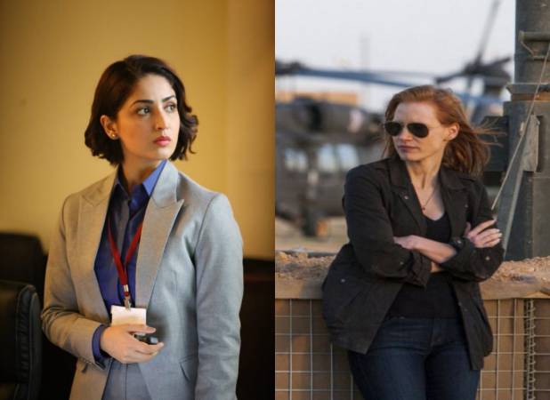 Yami Gautam in Uri and Jessica Chastain in Zero Dark Thirty