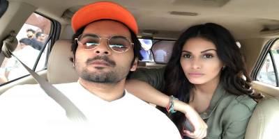 Ali Fazal, Amyra Dastur on sets of Prasthaanam