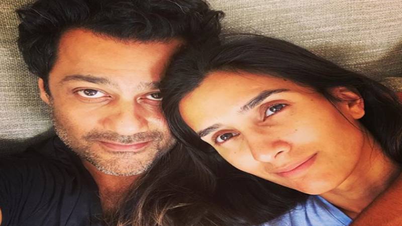 Abhishek Kapoor with wife Pragya Yadav