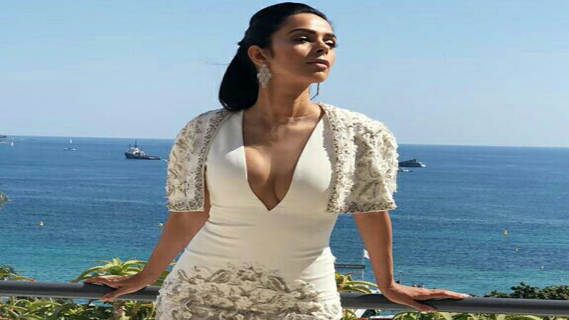 Mallika Sherawat at amfAR gala in Cannes