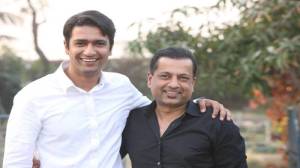 Paresh Ghelani with on screen Sanju's best friend Kamlesh Kapasi played by Vicky Kaushal