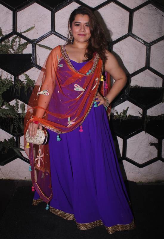 Shikha Talsania at pre-wedding bash of Shweta Tripathi and Chaitanya Sharma, aka Slow Cheeta in Mumbai
