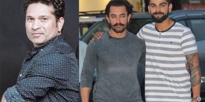 Sachin Tendulkar, Aamir Khan, Virat Kohli