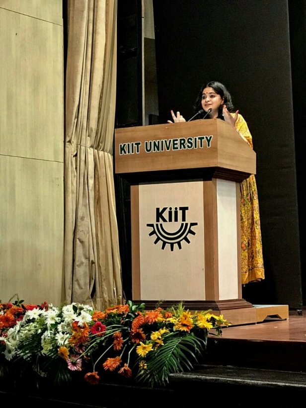 Ashiwny Iyer Tiwari at KIIT 