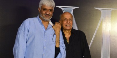 Vikram Bhatt and Mahesh Bhatt at launch of VB on the web