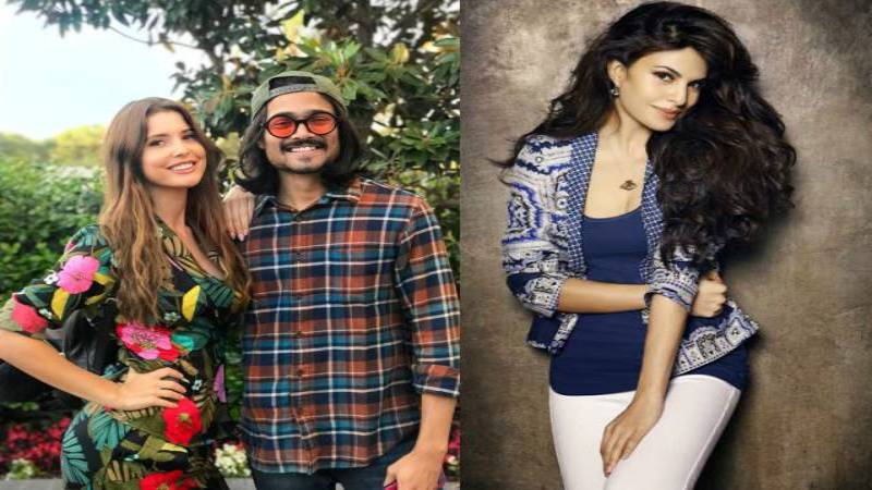 Bhuvan Bam with Hollywood celebrity Amanda Cerny and Jacqueline Fernandez