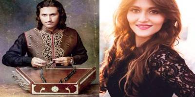Santoor maestro Rahul Sharma and Barkha Sharma