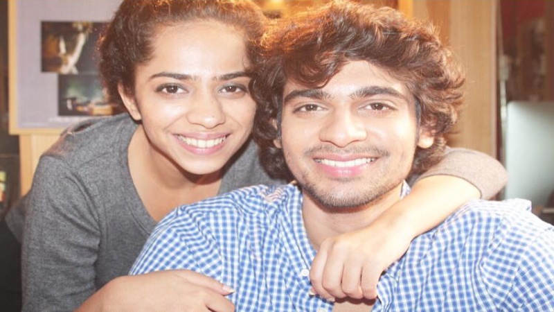 Aayush Shah with his sister Mausam Shah