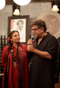 Shabana Azmi and Baba Azmi at Kaifi Azmi’s centenary celebrations