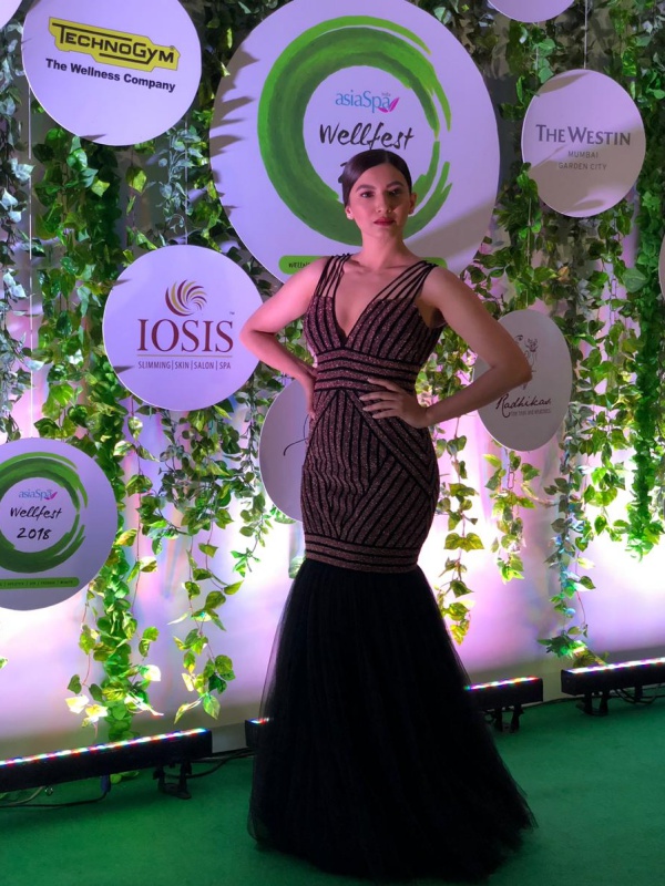 Gauahar Khan at asiaSpa India Fit and Fabulous Awards 2018