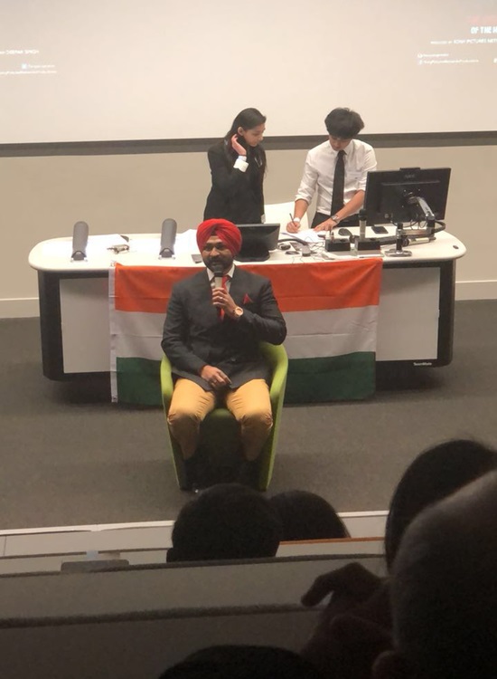 Sandeep Singh at Warwick University 