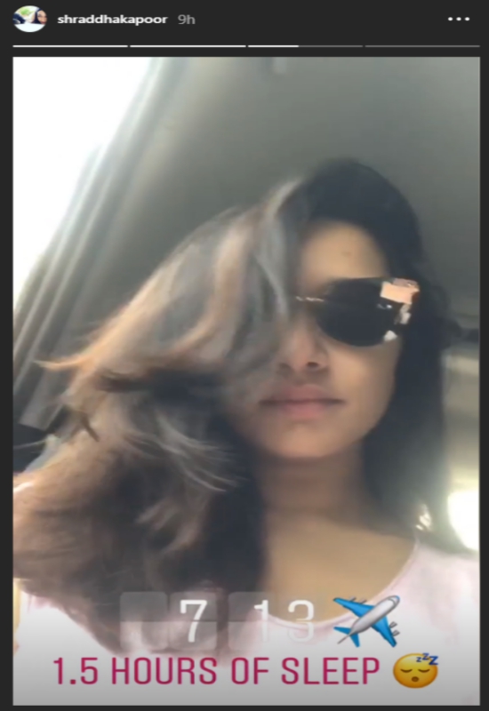 Shraddha Kapoor's preprations for Saaho on her InstaStory