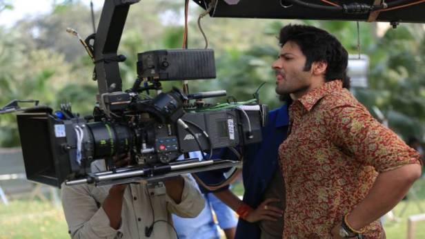 Ali Fazal on sets of Milan Talkies
