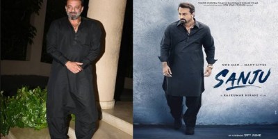 Sanjay Dutt in Black Pathni-Sanju Poster