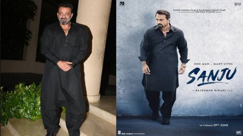 Sanjay Dutt in Black Pathni-Sanju Poster