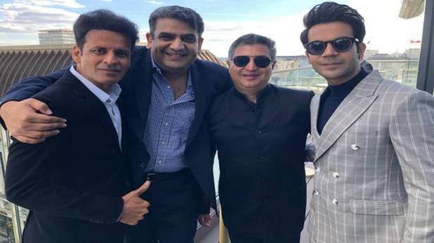 Manoj Bajpayee, Amar Butala, Tabrez Noorani and Rajkummar Rao at Love Sonia premier at London Indian Film Festival