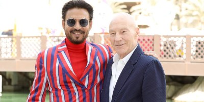Irrfan Khan and Patrick Stewart