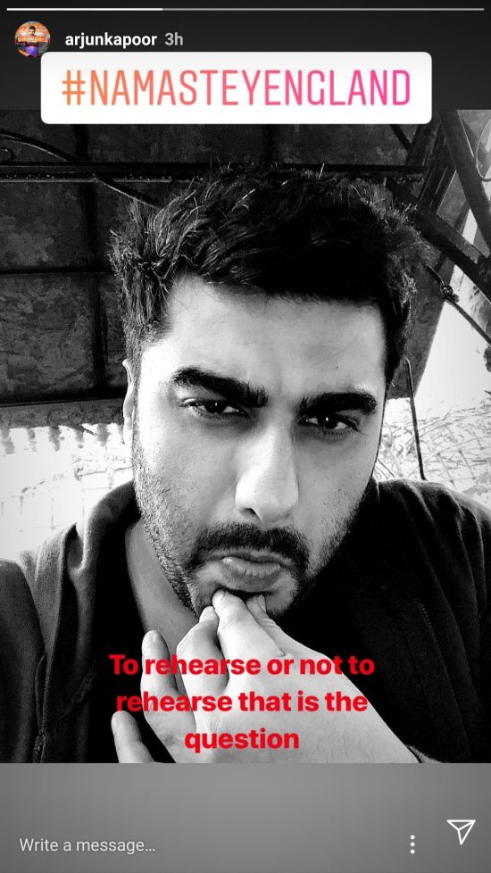 Arjun Kapoor preprations for Namastey England