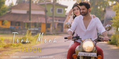 Barun Sobti and Sonarika Bhadoria in 'Tera Mera' song