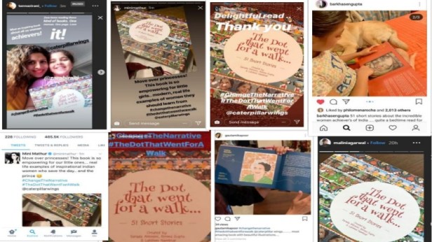 Praises from celebrities - The Dot That Went For A Walk