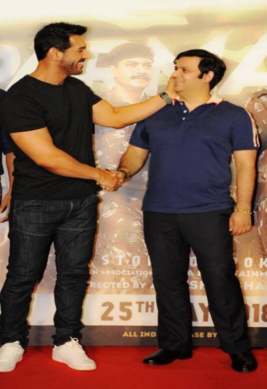 John Abraham with Ajay Kapoor