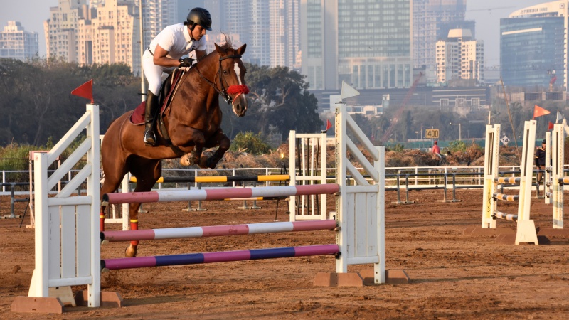 Randeep Hooda at the National Equestrian Championship held by Amateur Riders Club