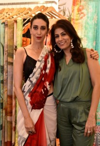 Karisma Kapoor with Deepika Gehani at launch of Satya Paul SS-19 - Spice Bloom collection