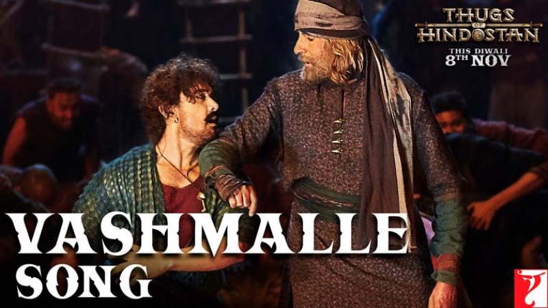 Amitabh Bachchan and Aamir Khan dance on Vashmalle song in Thugs Of Hindostan