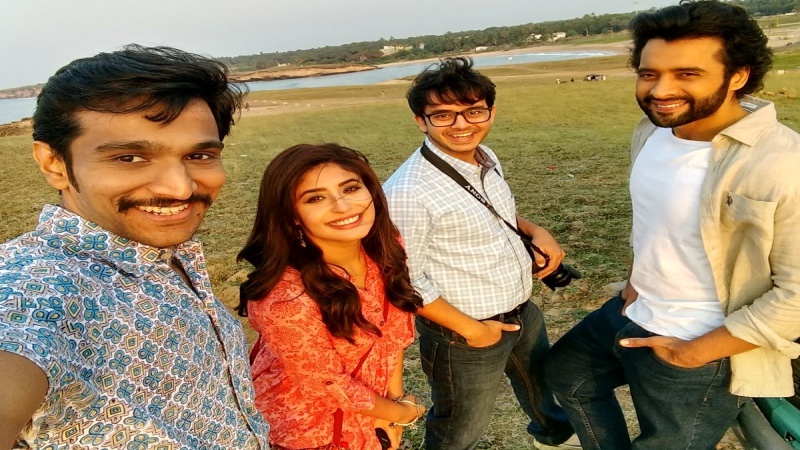 Pratik Gandhi, Kritika Kamra, Shivam Parekh and Jackky Bhagnani on sets of Mitron