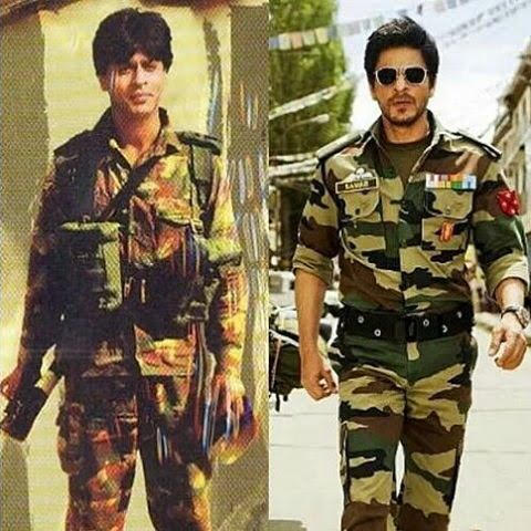 Shah Rukh Khan in Army Uniform