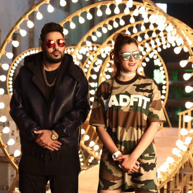Badshah and Aastha Gill in Buzz