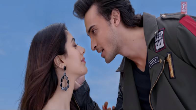 Warina Hussain and Aayush Sharma in Tera Hua song from Loveratri